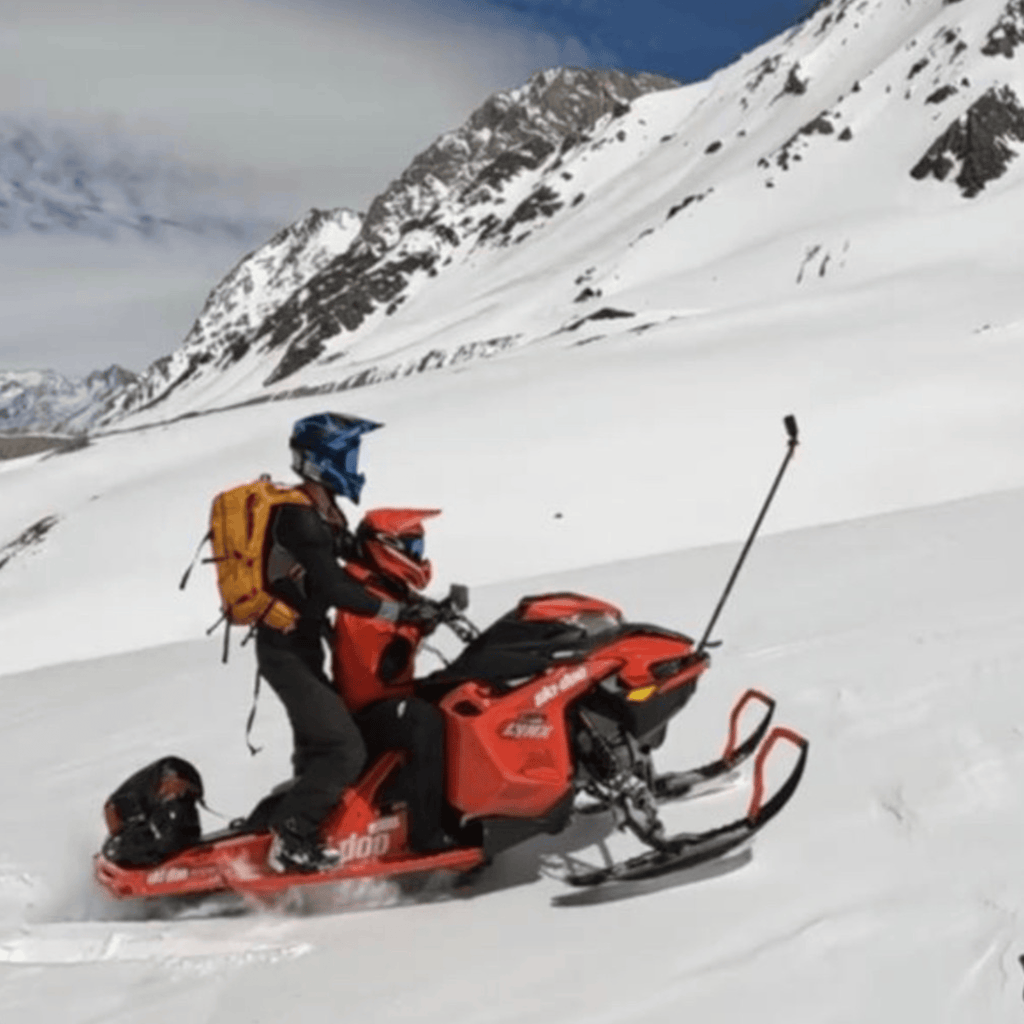 Pacote Triplo de Inverno — Quadriciclo + Moto de Neve + Termas no Cajón del Maipo