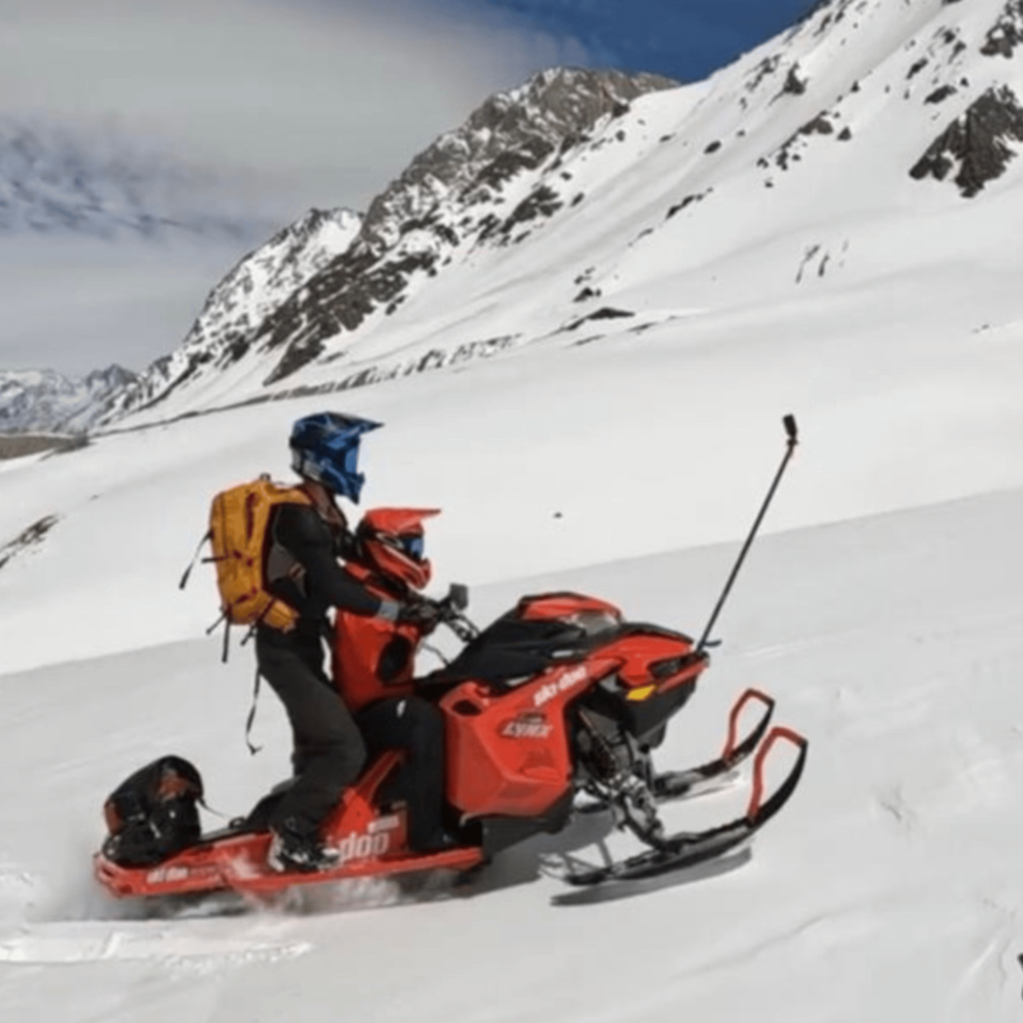 Pacote Triplo de Inverno — Quadriciclo + Moto de Neve + Termas no Cajón del Maipo